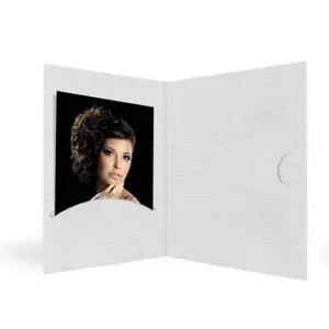 Single picture frame Daiber 15061 — cardboard white, fits 100×150 mm photos, pack of 50