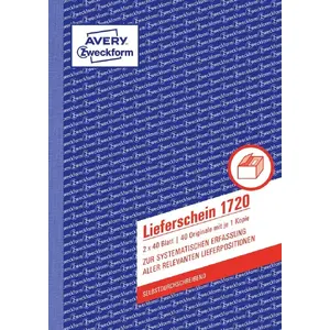 Accounting Form Book A5 Avery 1720-5