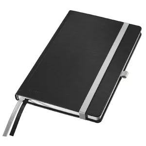 Notebook LEITZ Style 80 sheets squared paper 100 g/m² Black