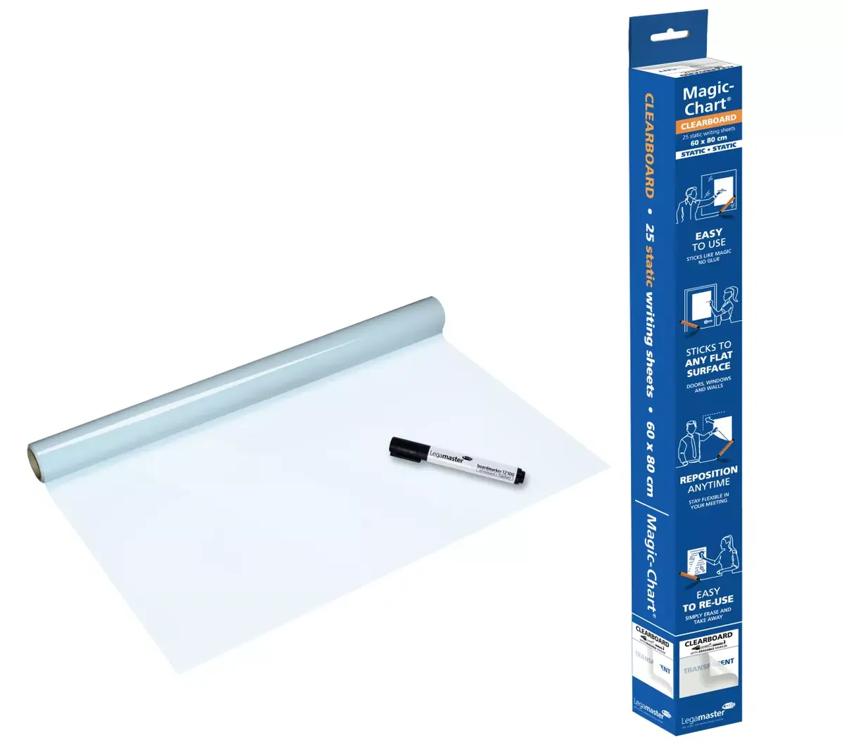 Clearboard Foil Legamaster Magic-Chart 60x80cm Photo 6