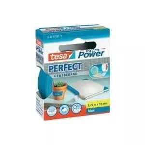 Līmlente Tesa extra Power Gewebeband 19 mm x 2,75 m, zila
