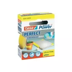 Līmplēve Tesa extra Power Gewebeband 56341-30-2, 2,75 m × 19 mm, dzeltena