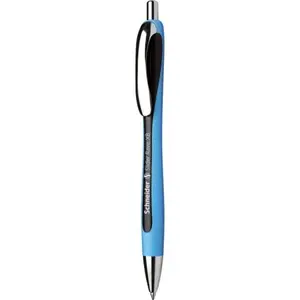 Clip-on retractable ballpoint pen Schneider Electric Slider Rave Extra Bold, black ink, pack of 5