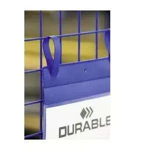 Label holder Durable 1750 07 — blue A4, pack of 50 Photo 3