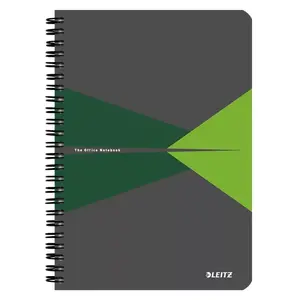 Writing Notebook Leitz 44990055 A5 90 Sheets Green Grey