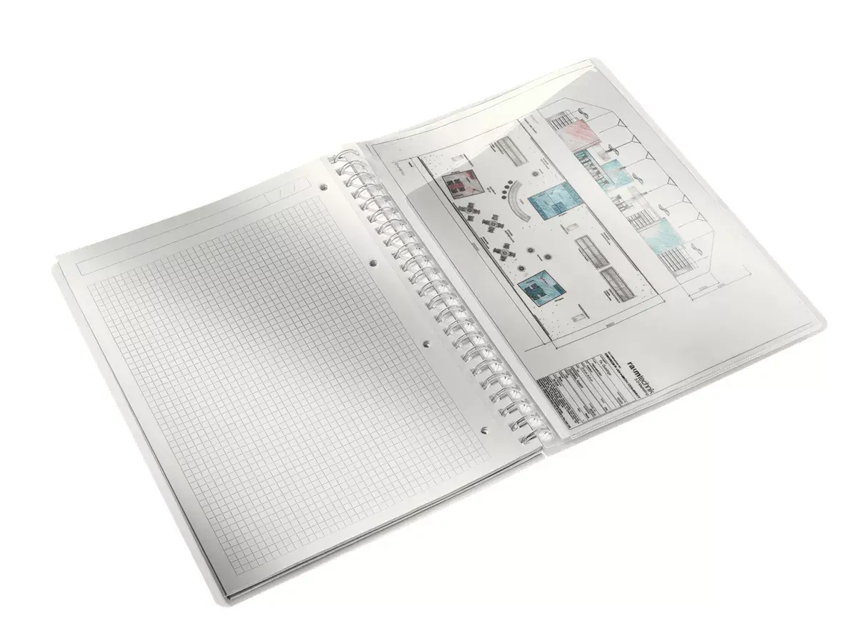 LEITZ WOW A4 squared notebook, wirebound Photo 2