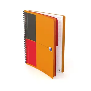 Rakstāmbloks Oxford B5 80 g/m² oranžs, matēts (modelis 400080787)