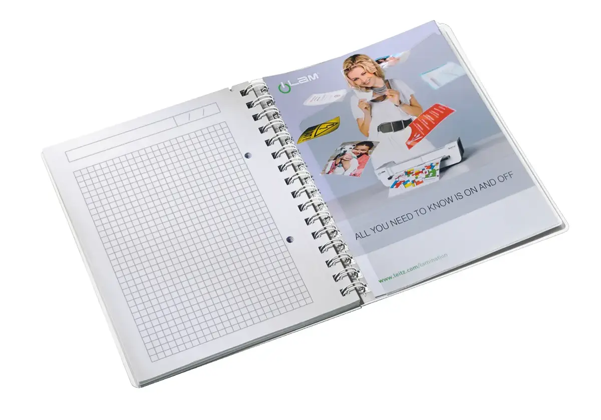 Leitz WOW A5 Squared Wirebound Notebook Photo 3