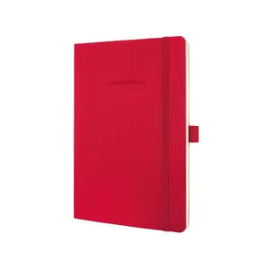 Writing notebook Sigel Conceptum A5 194 sheets Red