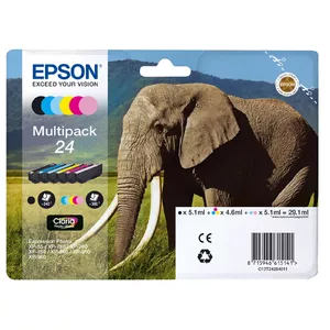 Картридж Epson C13T24284011 Черный Голубой Пурпурный Желтый