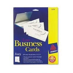 AVERY 5376 Vizītkartes 250 gab., 56818