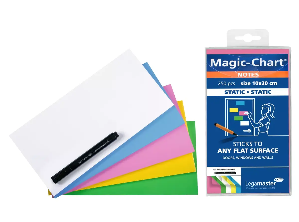 Magic-Chart piezīme Legamaster 10x20cm dažādi Photo 3
