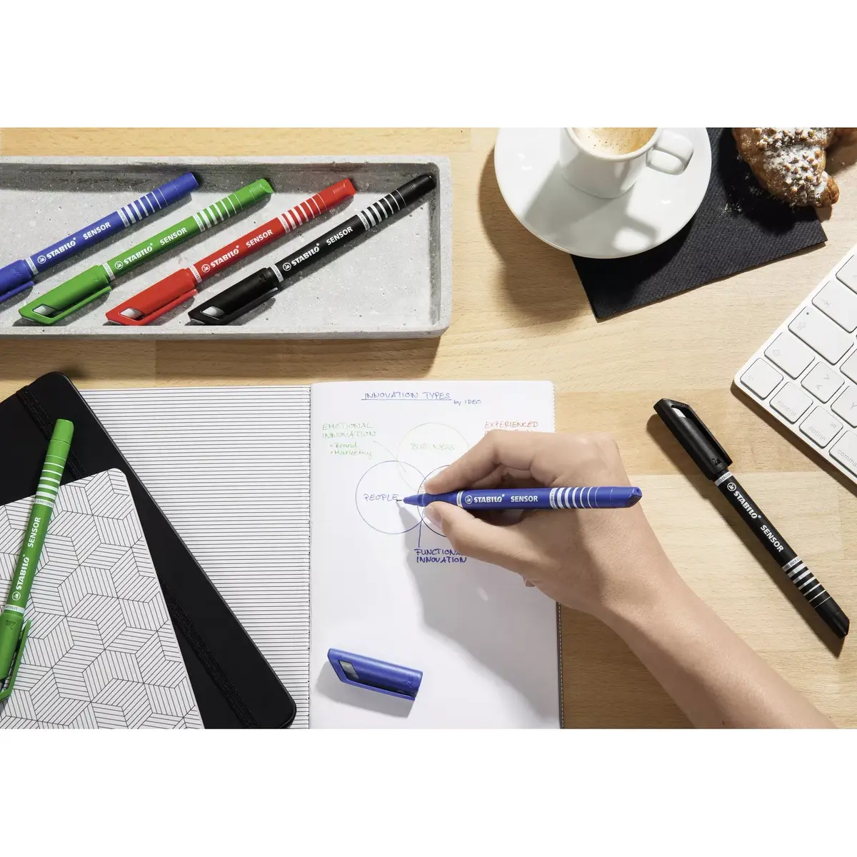 Stabilo SENSOR fine fineliner Blue Photo 4