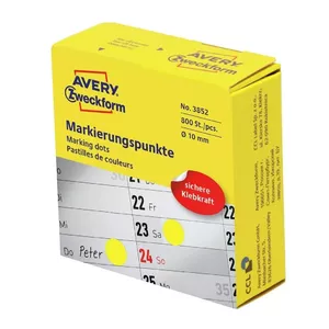 Self-adhesive label Round AVERY 3852