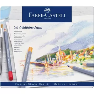 Цветные карандаши Faber-Castell Goldfaber Aqua 24 шт