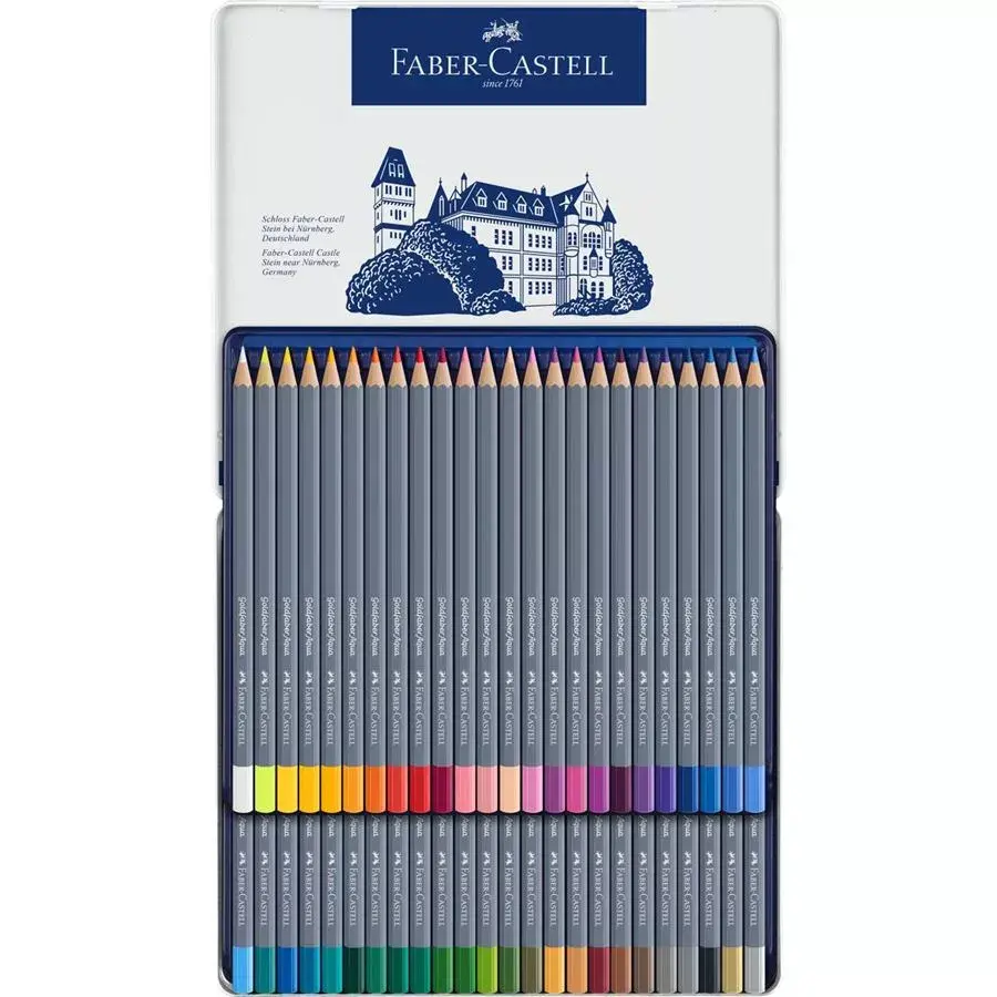 Faber-Castell Goldfaber Aqua akvareļu zīmuļi 48 gab. Photo 2