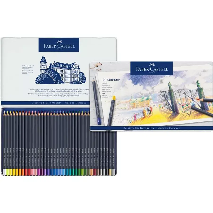 Faber-Castell Goldfaber Metal krītiņi 36 gab. Photo 3