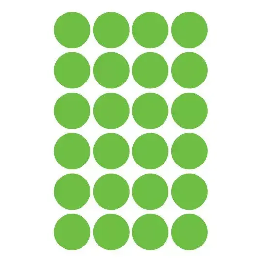 Avery 3597 Green Circle Labels 1.8 cm 96 Pack Photo 4