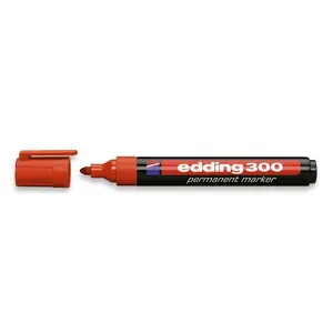 Permanent Marker Edding 300 Red 10 pcs