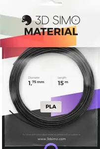 Filament 3Dsimo PLA 1 — black, gold & gray — 3-pack