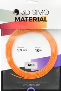 3Dsimo ABS 2 filament set — 3Dsimo ABS 2 orange, black & white