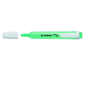 Marker Stabilo swing cool Pastel chisel tip Turquoise — 1 pc