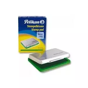 Трафаретная подушка Pelikan Металлический корпус Зеленая 331199
