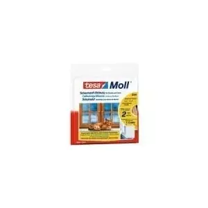 Уплотнительная лента Tesa Moll Universal 9 мм x 6 м самоклеящаяся белая