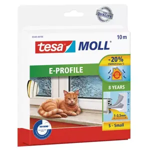 Уплотнитель резиновый TESA 05445-00100 10 м Белый
