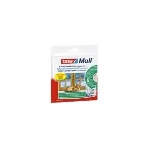 Door and window weatherstrip Tesa tesamoll 6 m Model 05463-121-0, sealing strip for gaps