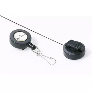 Badge reel Durable 8221-58 Black 10 pc(s)