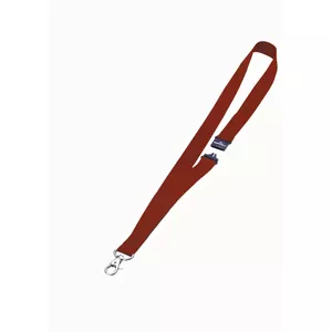Текстильный шнурок для бейджа Durable 8137-03 с предохранительным замком, 20 мм, красный