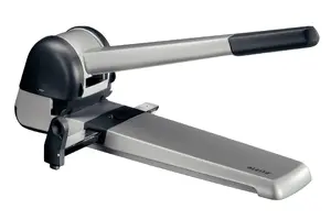 LEITZ Super Hole Punch 5182-00-84, punch capacity 250 sheets, punch distance 8 cm, silver