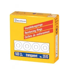 Mounting label AVERY 3510, transparent polypropylene, 13 mm width
