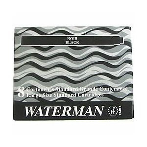 Waterman S0110850 pildspalvas rezerve Melns 8 pcs