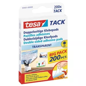 TESA 59401-00000 Caurspīdīgs 200 pcs