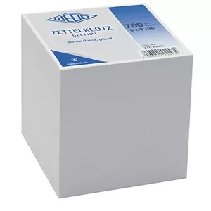 Self-adhesive label WEDO 270 26500 White 90x90 mm 700 pcs