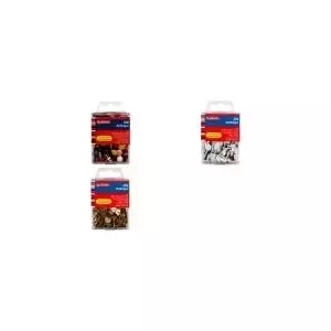 Push pins HERLITZ 8770109 metal pins with 9.5 mm colored plastic-coated head