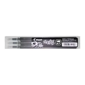 Pilot Refill Set 3x Frixion Black Schwarz (BLS-FR7-B-S3) (BLSFR7BS3)