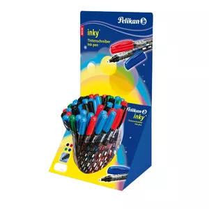 Капиллярная ручка Pelikan Inky 50 шт Черная Синяя Зеленая Красная