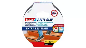 Non-slip bath strip Tesa 55587-02, black, 25 mm width