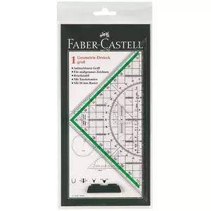 Triangle Transparent Ruler Faber-Castell 177090