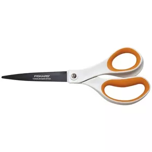 Scissors Fiskars Universal Straight Cut 210 mm — Stainless Steel, Black/Orange