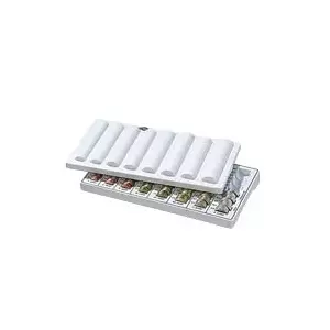 Coin pocket WEDO 160.500937 light gray — small zippered pouch for coins and small items