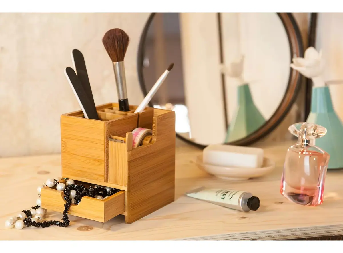 WEDO 61 1707 bamboo pen and pencil holder Photo 4
