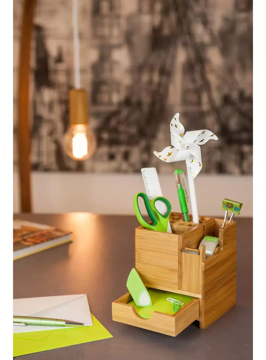 WEDO 61 1707 bamboo pen and pencil holder Photo 5