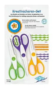 Šķēres WEDO 77 1933 biroja/roku darbiem Universālas Taisnais griezums 160 mm, 3 gab., krāsainas