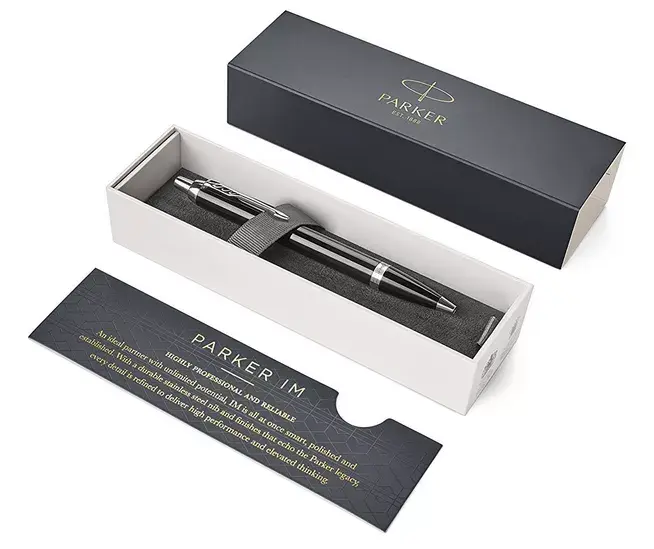 Parker IM clip-on retractable ballpoint pen Photo 2