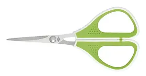 Scissors WEDO 975 411 universal straight-cut single 114 mm, green/white