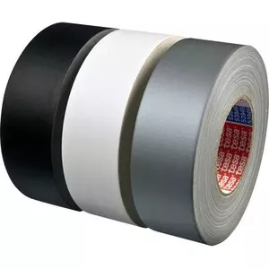 Gaffer līmlente Tesa 53949 — 50 m x 50 mm, sudrabota auduma lente